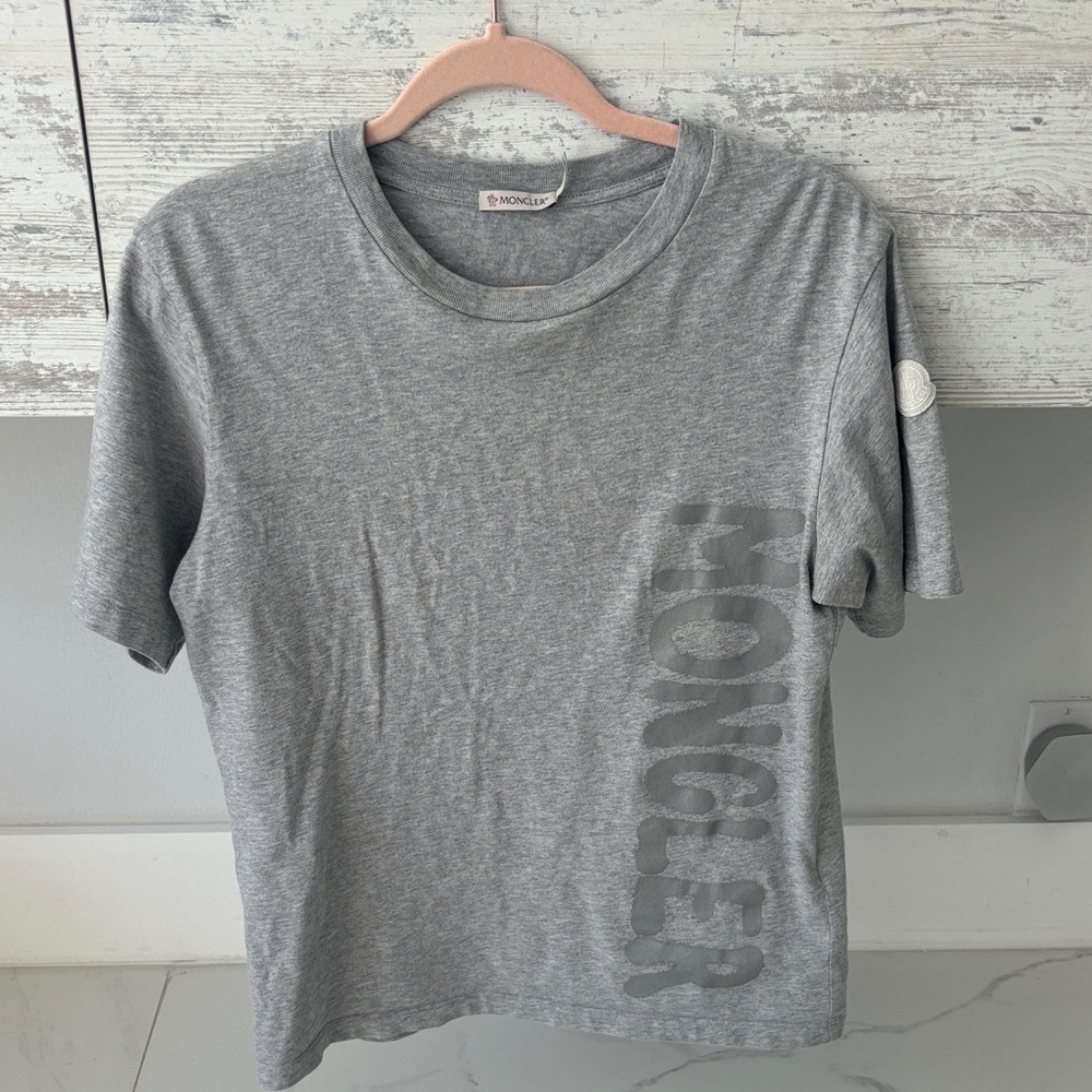Moncler Gray Logo Shirt
